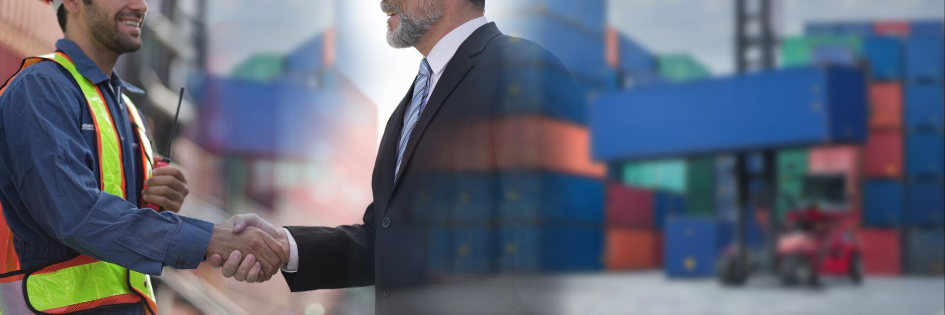 Businessman,Making,Handshake.,Business,Partners,On,Logistic,Global,Network,And